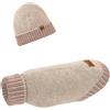Hunter Maglioncino Pullover per Cani Odense con Cappello Crema Rosa, 50-cm