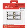 SK HYNIX HD SOLID STATE M.2 2242 256GB PCIe 4.0 BULK NVMe BUNDLE 4X256GB ITALIA