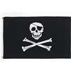 AZ FLAG Bandiera Pirata Teschio 150x90cm - Gran Bandiera dei Pirati 90 x 150 cm Poliestere Leggero - Bandiere