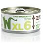 Natural Code Adult Cat XL Cibo Umido Naturale per Gatti - XL6-Tonno e Prosciutto - 12x170 gr
