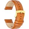 CORROPELLE Cinturini Orologio in Pelle a Sgancio Rapido 18mm 19mm 20mm 21mm 22mm, Elegante Cinturino Vera Pelle Alta qualità Cinturini Ricambio per Uomo Donna, Orologio e Smartwatch