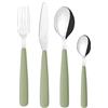 GUZZINI Pop Posate Set 24 Pezzi Verde Salvia Acciaio Inox