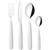 GUZZINI Pop Posate Set 24 Pezzi Bianco Acciaio Inox