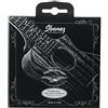 Ibanez NBUKS4 - Corde per ukulele, Aquila, 024-026, soprano, da concerno, in nylon, nero