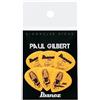 Ibanez Paul Gilbert Signature Pick, Short Teardrop shape, Heavy (1.0mm), Polyacetal, Color: Yellow, 6-Pack