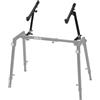 QUIK LOK - WS/422 COPPIA BRACCETTI AGGIUNTIVI PER WS/421, Supporti Aggiuntivi per Seconda Testiera, Regolabili in Altezza, Angolazione, Inclinazione e Profondità, Carico massimo 33,8 kg, Colore Nero
