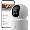 XIAOMI C302 Indoor WiFi Camera 2K (3MP) with Privacy Shield, 360° Vision Camera, AI Detection of Baby/Pets, Two-Way Audio, Ultra-Colors in Very Low Light, Alexa