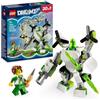 LEGO DREAMZzz Le Avventure del Robot e del Veicolo di Z-Blob, Gioco Creativo e Trasformabile 20in1 per Bambini da 7 Anni, Modellini da Costruire tra cui Mech, Elicottero Giocattolo e Sottomarino 71487
