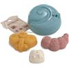 Miniland ECO Sand Molds - Giocattolo per bambini con set di 4 pezzi di figure del mare.