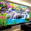 Instarry 5D Kit Diamond Painting Grandi Dimensioni Dipinto di Paesaggio Disegni con Diamantini Accessori Casa Arredamento 100x40 cm