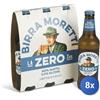 Moretti 8x Stock Moretti Birra Bottiglia 33X3 Zero Vetro