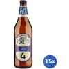 Poretti 15x Stock Poretti Birra Bottiglia 4 Luppoli 66Cl Vetro