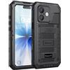 Beeasy Cover per iPhone 17 IP68 Impermeabile Custodia Militare Antiurto Resistente 360° Metallo Armor Protezione Schermo Integrata Rugged Robusta Indistruttibile Subacquea Antipolvere Nero