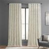 HPD Half Price Drapes Tende in velluto riccio lussureggiante, lunghe 213 cm, per camera da letto e soggiorno, aspetto lussuoso, design con tasca per asta, (1 pannello), 127 x 213 cm, champagne