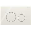 Geberit Placca Geberit Sigma40 Round Vetro Grigio Sabbia Doppio Tasto | 115.628.JL.1 Grigio Sabbia