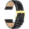 CORROPELLE Cinturini Orologio in Pelle a Sgancio Rapido 18mm 19mm 20mm 21mm 22mm, Elegante Cinturino Vera Pelle Alta qualità Cinturini Ricambio per Uomo Donna, Orologio e Smartwatch