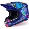 ALPINESTARS Casco Cross ALPINESTARS S-M7 CAST ECE2206 - (Blue/Pink/Yellow Fluo)