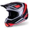 ALPINESTARS Casco Cross ALPINESTARS S-M7 RISE ECE2206 - (Black/Silver/Red Fluo)