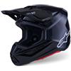 ALPINESTARS Casco Cross ALPINESTARS S-M7 SOLID ECE2206 - (Black Glossy)