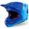 ALPINESTARS Casco Cross ALPINESTARS SUPERTECH S-M10 FLOOD ECE2206 - (Blue/Carbon)