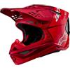 ALPINESTARS Casco Cross ALPINESTARS SUPERTECH S-M10 FLOOD ECE2206 - (Red Fluo Matt Glossy)