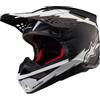 ALPINESTARS Casco Cross ALPINESTARS SUPERTECH S-M10 AMPRESS ECE2206 - (Black/White Matt)
