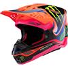 ALPINESTARS Casco Cross ALPINESTARS SUPERTECH S-M10 DEEGAN MONSTER ECE2206 - (Orange Fluo/Violet/Pink Fluo)
