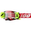 100% Maschera Moto Cross Enduro 100% ARMEGA FORECAST Rosso Giallo