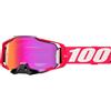 100% Maschera Moto Cross Enduro 100% ARMEGA HIPER KLOUG Rosa Bian