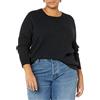 Amazon Essentials Maglione Leggero a Maniche Lunghe con Lavorazione a Trecce Donna, Carbone Puntinato, L
