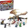 LEGO NINJAGO Egalt The Master Dragon Action Figure, Set di 5 minifigure Ninja per gioco di gruppo o indipendente, idea regalo per ragazzi e ragazze dagli 8 anni in su, 71809
