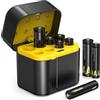 SURFOU 4 Batterie AA ricaricabili 3700mWh e 4AAA ricaricabili 1300mWh al litio con carico, 1600 Cicli, Confezioni da 1,5 V Triple A Double A Ricaricabile, 8 pezzi
