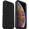 OtterBox Defender Series - Custodia robusta per iPhone Xs e iPhone X, solo custodia, confezione non al dettaglio, colore: Nero (con difesa microbica)