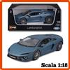 Burago Modellino auto scala 1:18 die cast LAMBORGHINI TEMERARIO Blu bburago burago