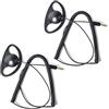 HYSHIKRA 1 Pin 3.5mm Jack Auricolare 180° Ricezione congiunta Solo Walkie Talkie Auricolare Compatibile con Motorola Sepura Rexon Wouxun Baofeng Quansheng radio portatili (Forma D, 2)