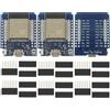 EPLZON 3 Pezzi ESP32 Mini Modulo Bluthooth ESP32 NodeMCU WiFi Scheda di sviluppo modulo Bluthooth Chip CH9102F compatibile con Arduino con Pin, Interfaccia di Micro-USB