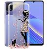 TREBAM Cover per TCL 40 SE (6.75), Ultra Sottile Antiurto X Anti