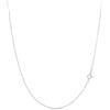 KEZEF Collana a Catena a Scatola da 1 mm in Argento Sterling 925, Placcata in Oro 18 Carati per Donne e Uomini, 16 Pollici