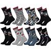 Ozabi Calzini Pack da uomo DISNEY MICKEY MOUSE, 39-42