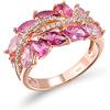 Santuzza Anello da donna in argento Sterling 925 con zirconia cubica, Argento sterling Gemma, Zirconie sintetico