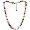 Treasure Bay TreasureBay, Collana con perle d'acqua dolce multicolore da 8-9 mm, lunghezza 44 cm più estensione di 4 cm, Perla, Perla