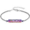 AIWENXI Bracciale per cenere, cilindro, urna, per uomini, donne, in acciaio inox, con cenere, gioiello, 1.57, Senza Gemstone