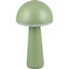 RL LIVE YOUR LIGHT Reality Leuchten Fungo R57716149 - Lampada da tavolo a LED per esterni, in metallo, colore verde pistacchio, plastica bianca, con LED da 2 Watt, dimmerabile, colore luce regolabile, stazione di
