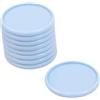Craftelier - Anelli a Disco in Plastica L per Rilegatura di Planner, Quaderni o Album | Ideale per lo Scrapbooking e l'Artigianato | Confezione da 9 pezzi Diametro 45 mm - Colore Blu Bambino