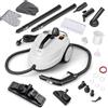 FANTASK Pulitore a vapore da 2000 W, con 13 accessori e cavo di alimentazione da 5 m, pressione vapore: max. 5 bar, temperatura fino a 160 ℃, potenza superficie: 108 m², serbatoio da 1,8 l, tempo di