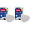 Vileda Panno Ricambio Scopa Vapore, in Microfibra 3D, Compatibile con Lavapavimenti a Vapore 100°C Hot Spray Steam, Tessuto, Bianco (Confezione da 2)