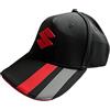 Suzuki Base Cap Team Cap, Schwarz, Taglia unica