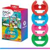 Oniverse Gioco Schtroumpf Kart (Codice di download) + Pack di 4 volanti per Joy Con Nintendo Switch e Nintendo Switch OLED