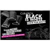 CURADEN AG Curaprox Black Is White - Chewing Gum al Carbone Attivo, 12 Pezzi, Gusto Limone e Menta, Igiene Orale, Sbiancamento Denti