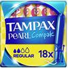 Tampax Compak Pearl Assorbenti Interni Regular con Applicatore